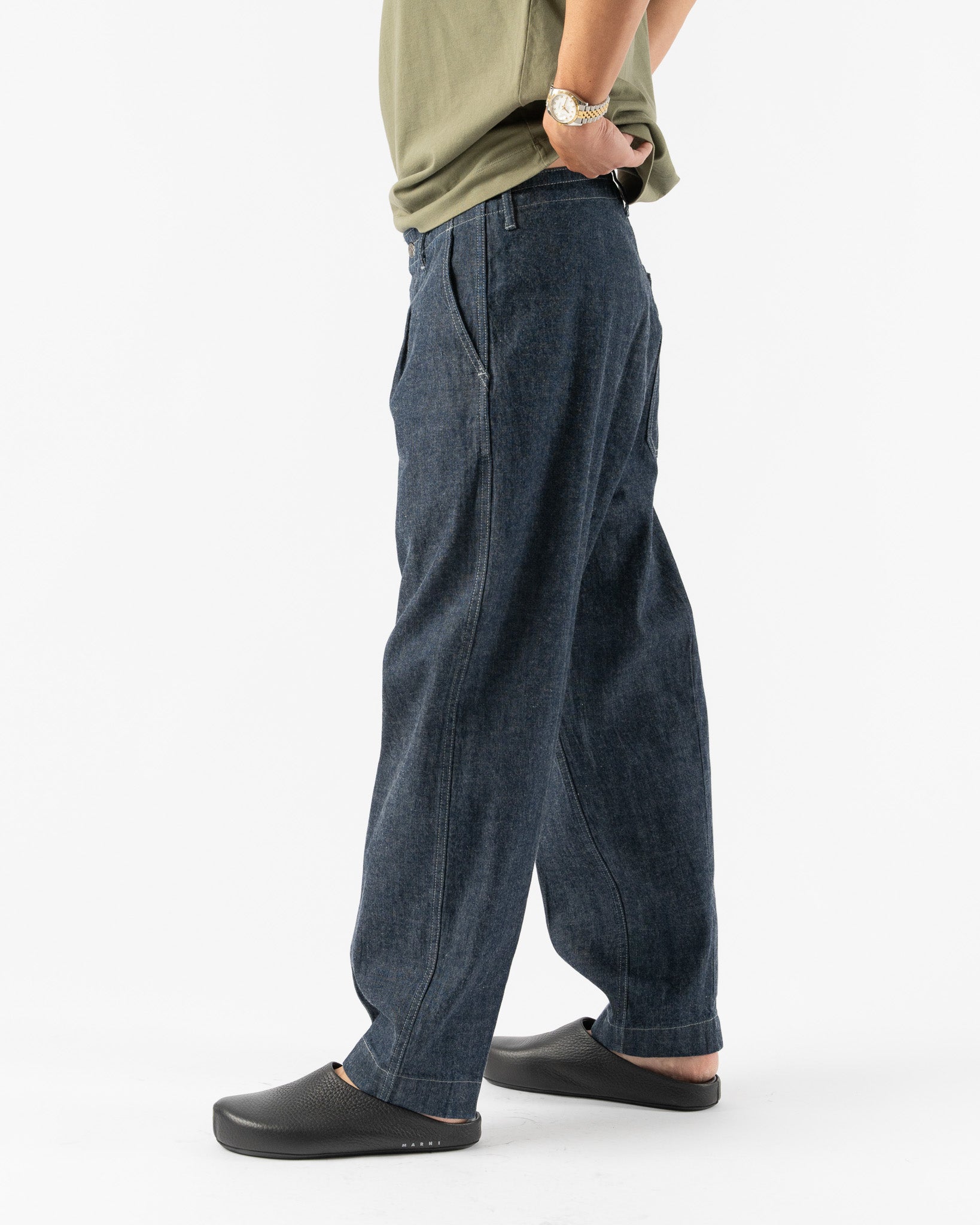 Applied-Art-Forms-DM-1-1-Denim-Cargo-Pants-in-Dark-Indigo-Santa-Barbara-Boutique-Jake-and-Jones-Sustainable-Fashion