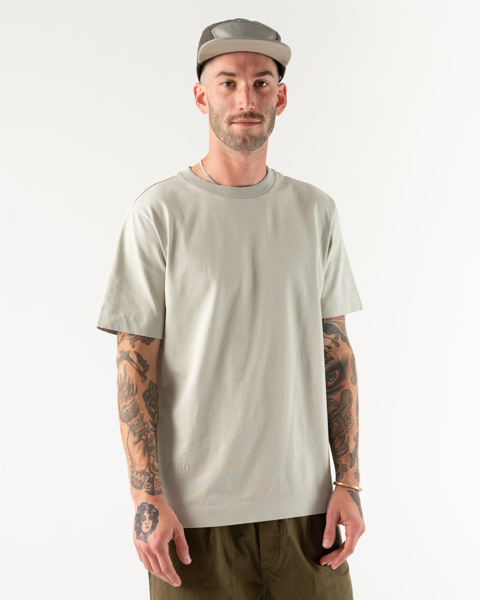 Applied Art Forms LM1-1 Jersey T-Shirt in Light Grey Curated at Jake ...
