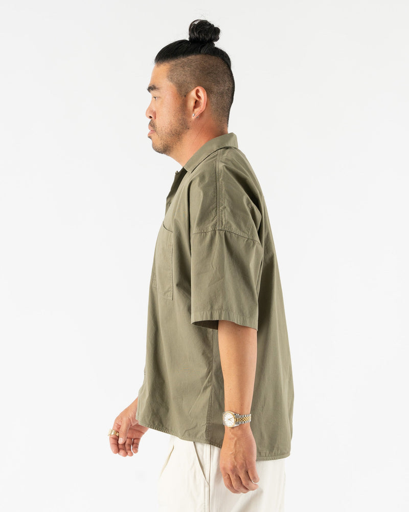 Applied-Art-Forms-PM2-1-Short-Sleeve-Shirt-in-Dust-Green-Santa-Barbara-Boutique-Jake-and-Jones-Sustainable-Fashion