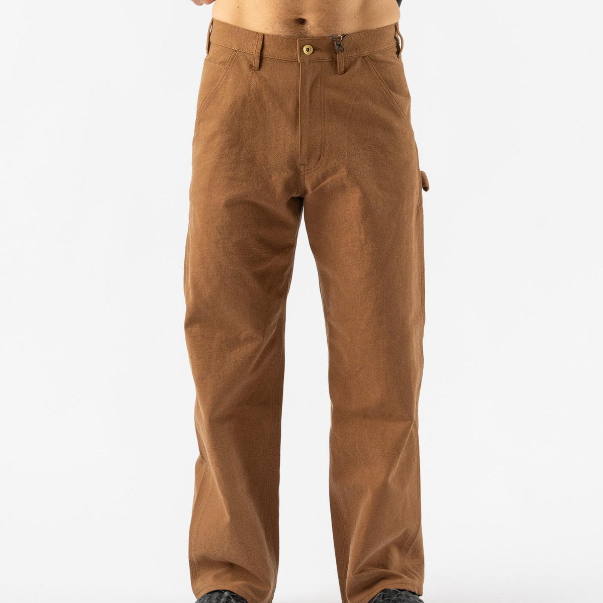 Auralee Washed Heavy Canvas Pants Curated at Jake and Jones