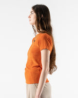 Baserange Omo Tee in Ven Orange Curated at Jake and Jones