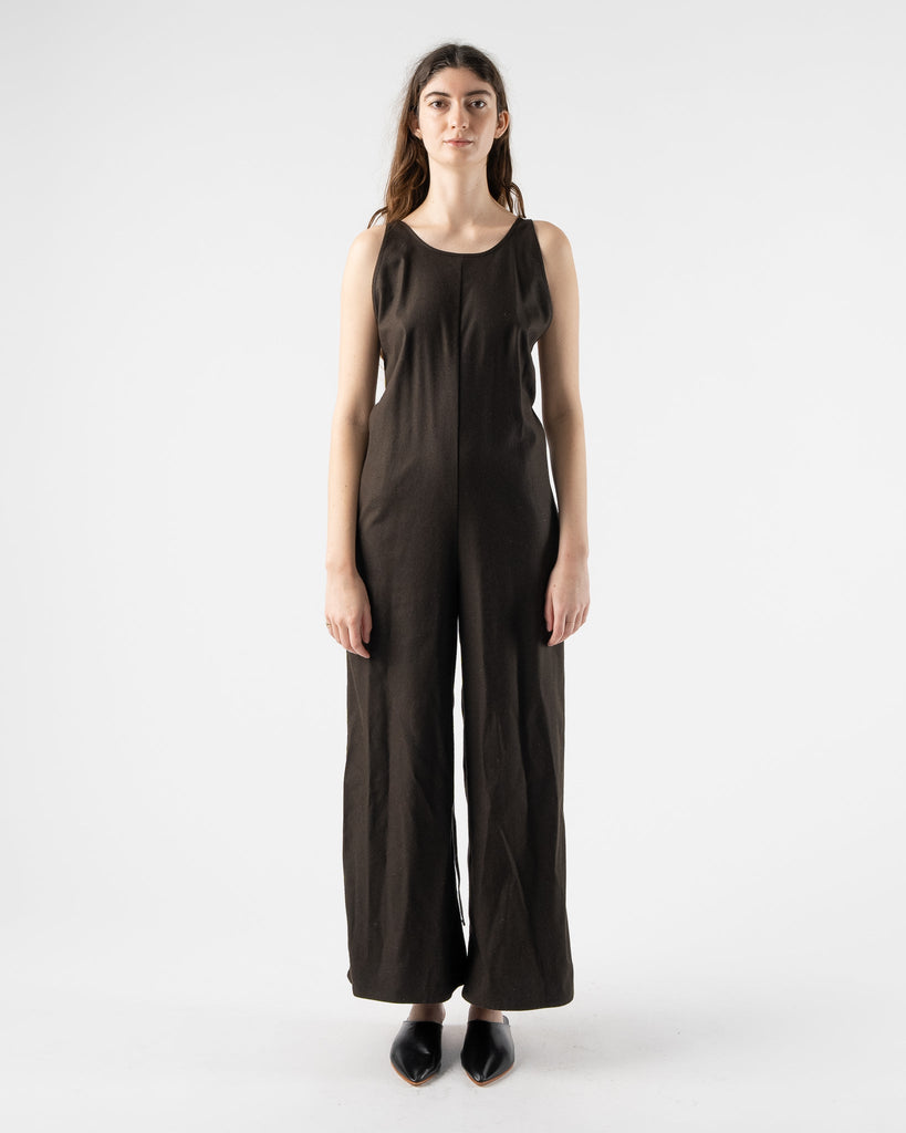 Otay Jumpsuit black 100% silk – Baserange