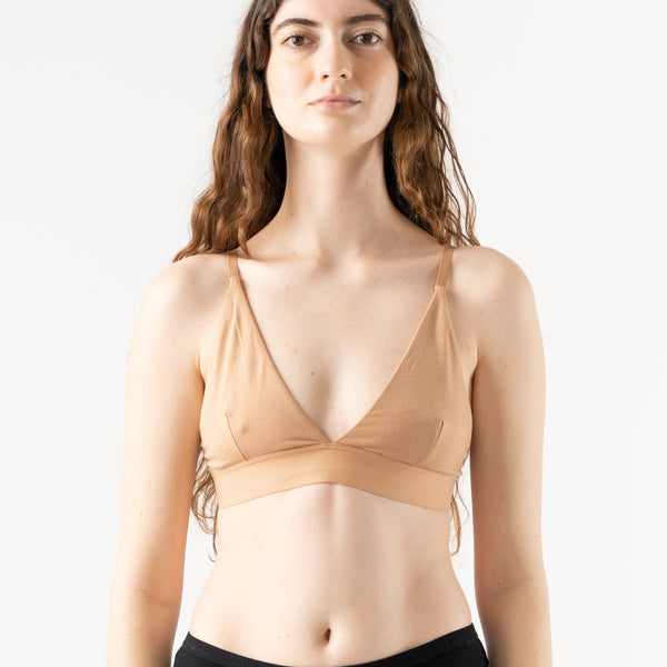 Baserange Triangle Bra in Aural Curated at Jake and Jones
