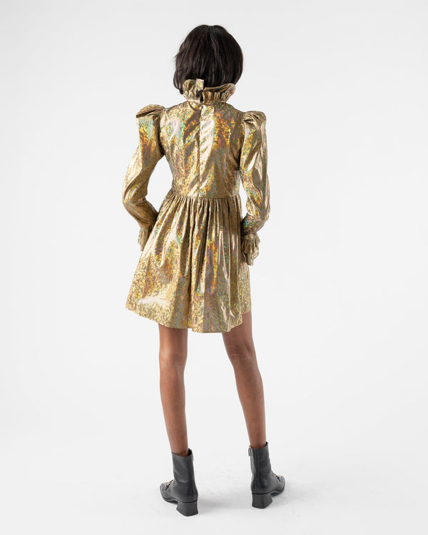batsheva-mini-prairie-dress-in-gold-holographic-lame-rsrt23-jake-and-jones-a-santa-barbara-boutique-curated-slow-fashion