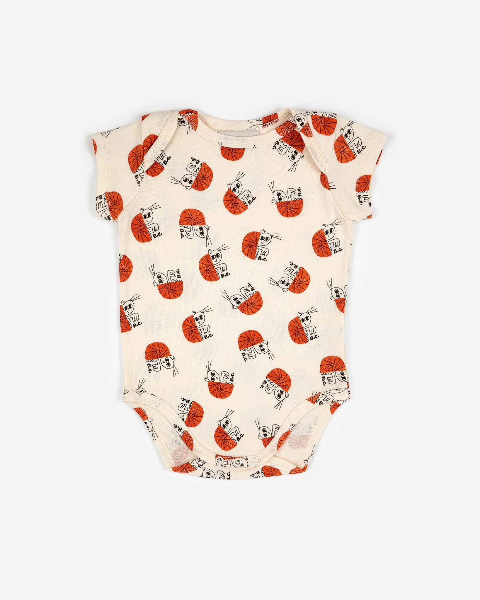 Bobo Choses Baby Hermet Crab All Over Short Sleeve Body