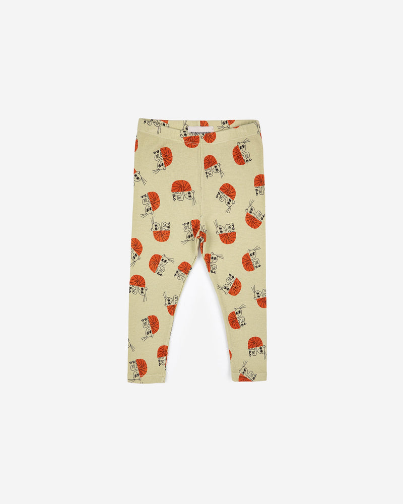 Bobo Choses Baby Hermit Crab All Over Leggings