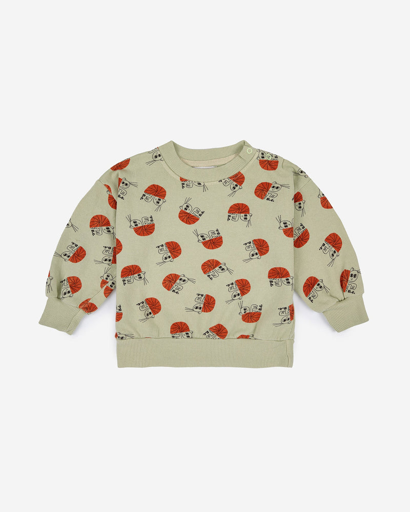 Bobo Choses Baby Hermit Crab All Over Sweatshirt