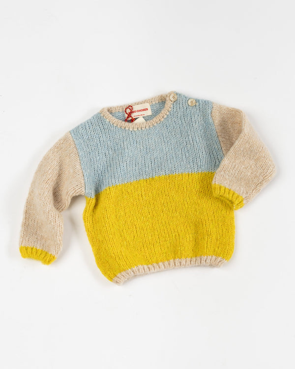 Bobo-Choses-Baby-Color-Block-Yellow-Jumper-Santa-Barbara-Boutique-Jake-and-Jones-Sustainable-Fashion