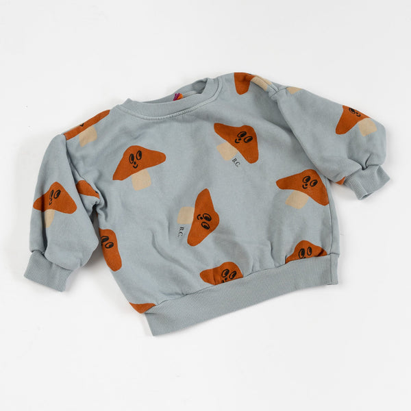 Bobo Choses Kids Mr. Mushroom All Over Sweatshirt Curated at Jake