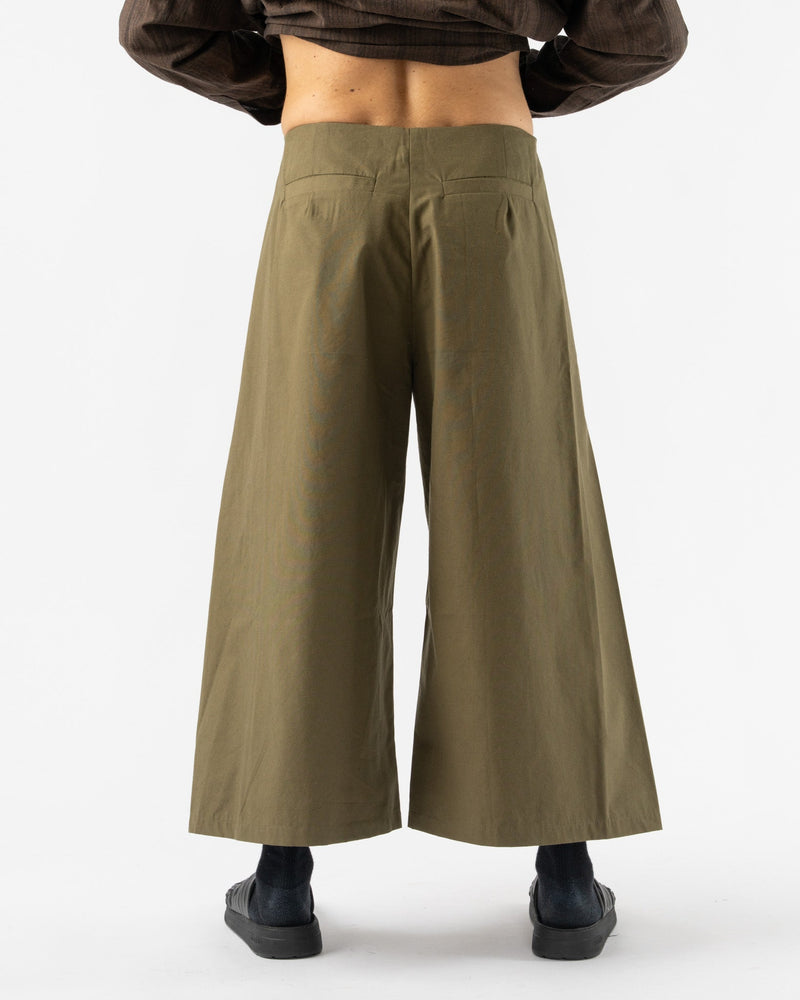 Cawley-Japanese-Silk-Cotton-Cropped-Maxwell-Trouser-in-Forest-Santa-Barbara-Boutique-Jake-and-Jones-Sustainable-Fashion