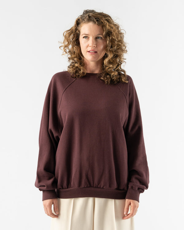 Cog the Big Smoke Ellis Sweatshirt in Burgandy Curated at Jake and