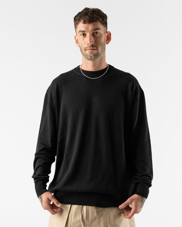 Cordera-Silk-Fretwork-Sweater-in-Black-Santa-Barbara-Boutique-Jake-and-Jones-Sustainable-Fashion