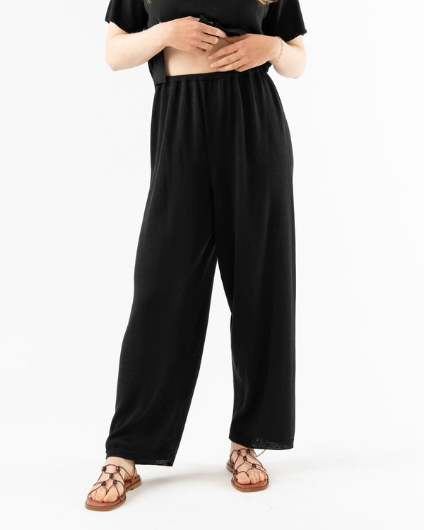 Cordera-Silk-Knit-Pants-in-Black-Santa-Barbara-Boutique-Jake-and-Jones-Sustainable-Fashion