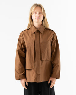 Cordera Utility Trench jacket in Brown Curated at Jake and Jones