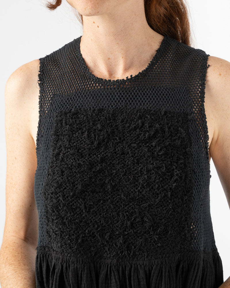 Correll-Correll-Boucle-Dress-in-Black-SS23-jake-and-jones-santa-barbara-boutique-curated-slow-fashion