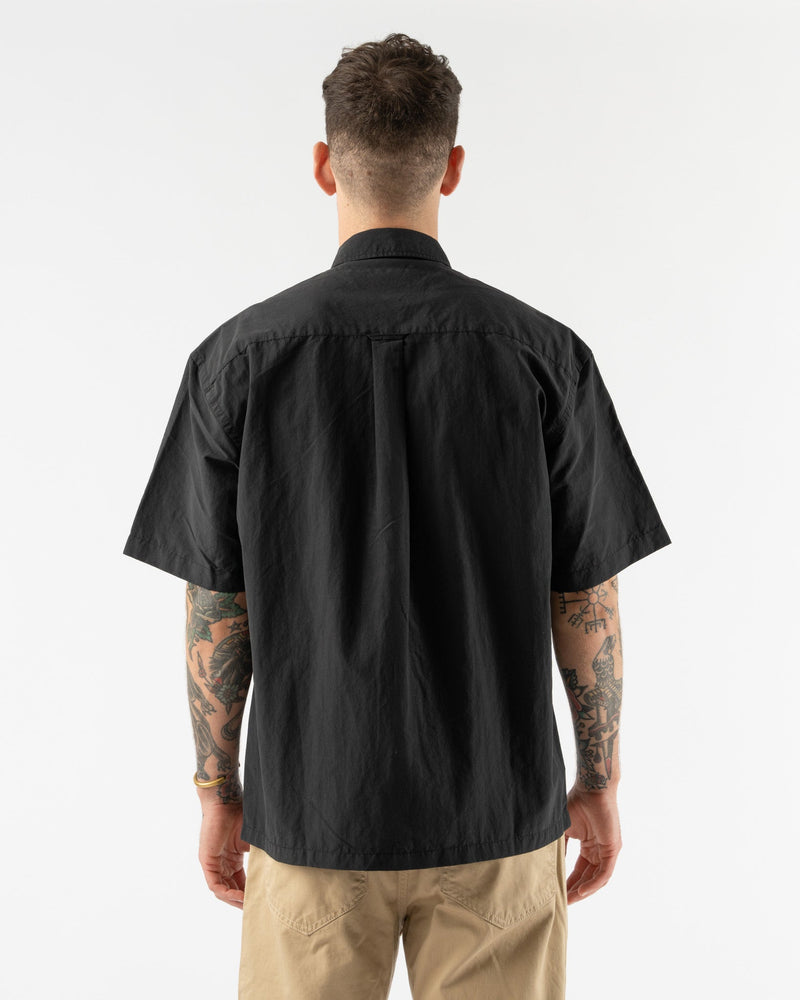 FrizmWORKS-Aircrew-Half-Shirt-002-in-Black-Santa-Barbara-Boutique-Jake-and-Jones-Sustainable-Fashion