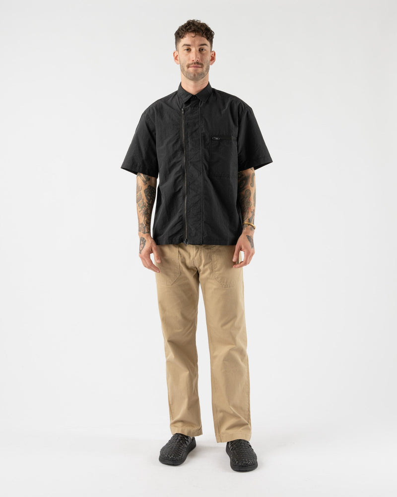 FrizmWORKS-Aircrew-Half-Shirt-002-in-Black-Santa-Barbara-Boutique-Jake-and-Jones-Sustainable-Fashion
