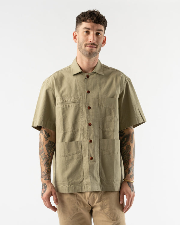 FrizmWORKS-French-Work-Half-Work-Shirt-Jacket-in-Light-Khaki-Santa-Barbara-Boutique-Jake-and-Jones-Sustainable-Fashion