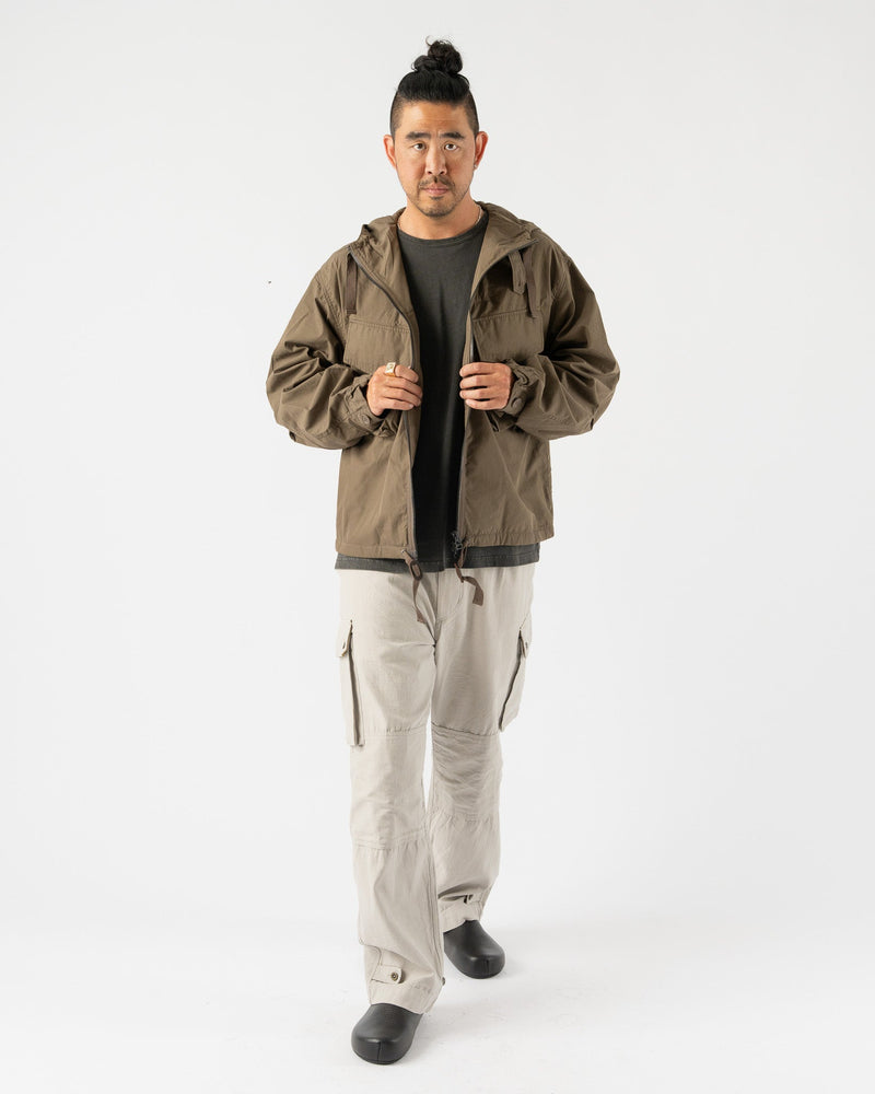 FrizmWORKS Smock Hooded Parka in Olive Curated at Jake and Jones