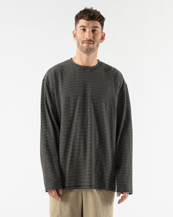 FrizmWORKS-Stripe-Oversized-Relax-Tee-002-in-Black-Santa-Barbara-Boutique-Jake-and-Jones-Sustainable-Fashion