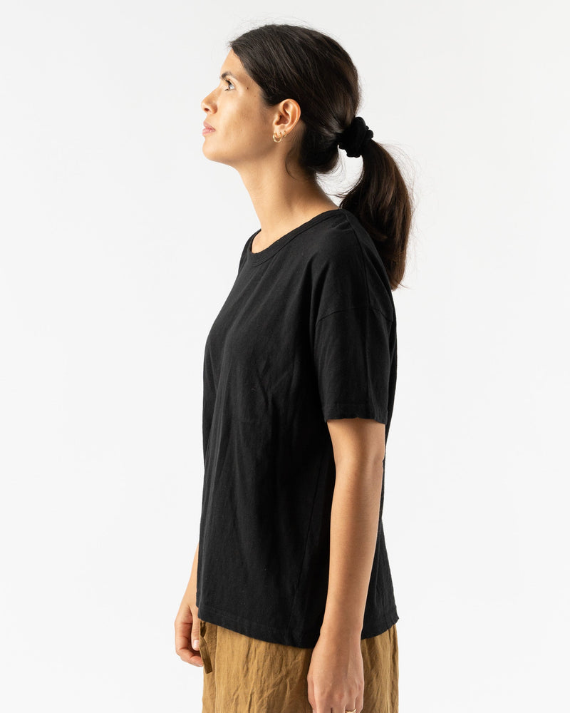 Ichi-Antiquités-Jersey-Knit-T-Shirt-in-Black-jake-and-jones-santa-barbara-boutique-curated-slow-fashion