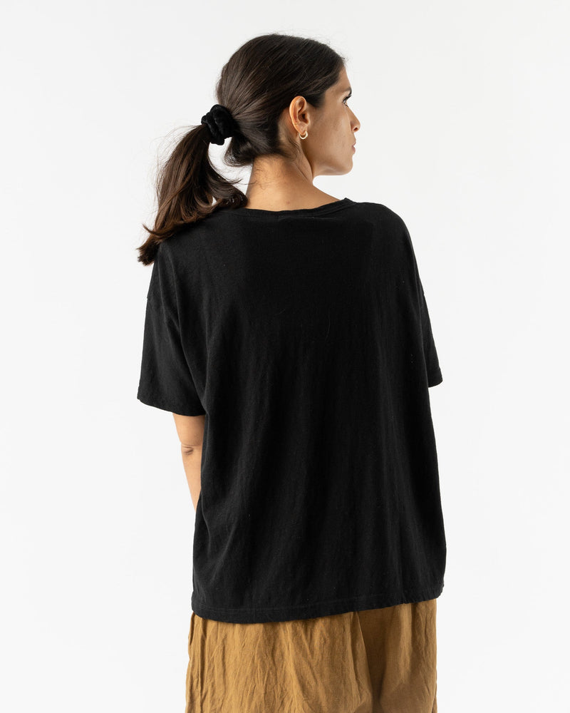 Ichi-Antiquités-Jersey-Knit-T-Shirt-in-Black-jake-and-jones-santa-barbara-boutique-curated-slow-fashion