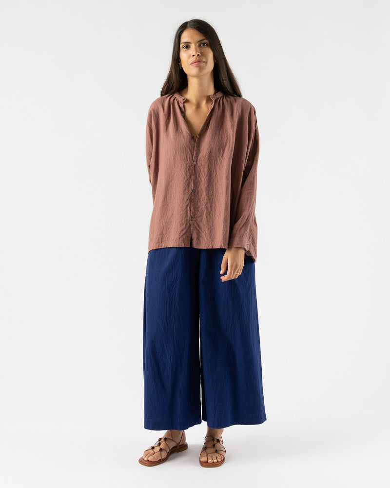 Ichi-Antiquités-Ramie-Linen-Shirt-in-Pink-Mocha-jake-and-jones-santa-barbara-boutique-curated-slow-fashion