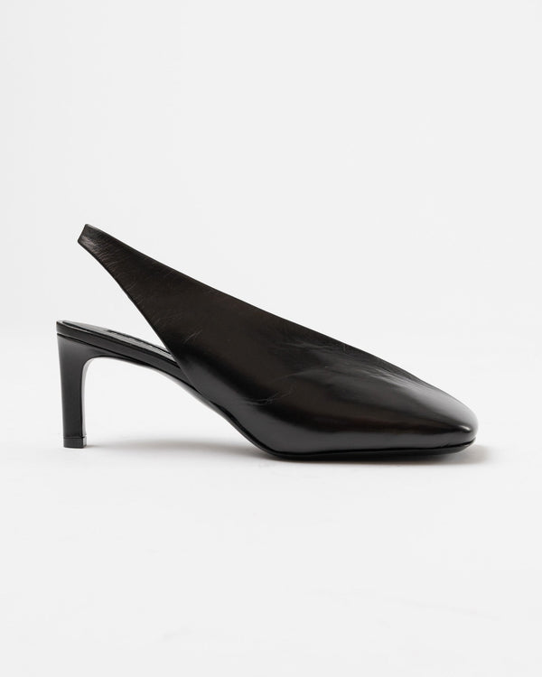Jil-Sander-Origami-Folded-Slingbacks-65mm-Heel-in-Black-Santa-Barbara-Boutique-Jake-and-Jones-Sustainable-Fashion