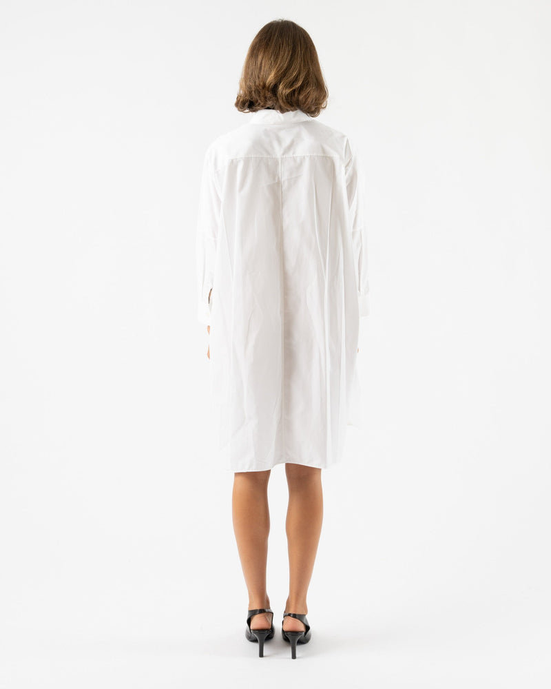 Jil Sander Sunday Shirt in White Curated at Jake and Jones