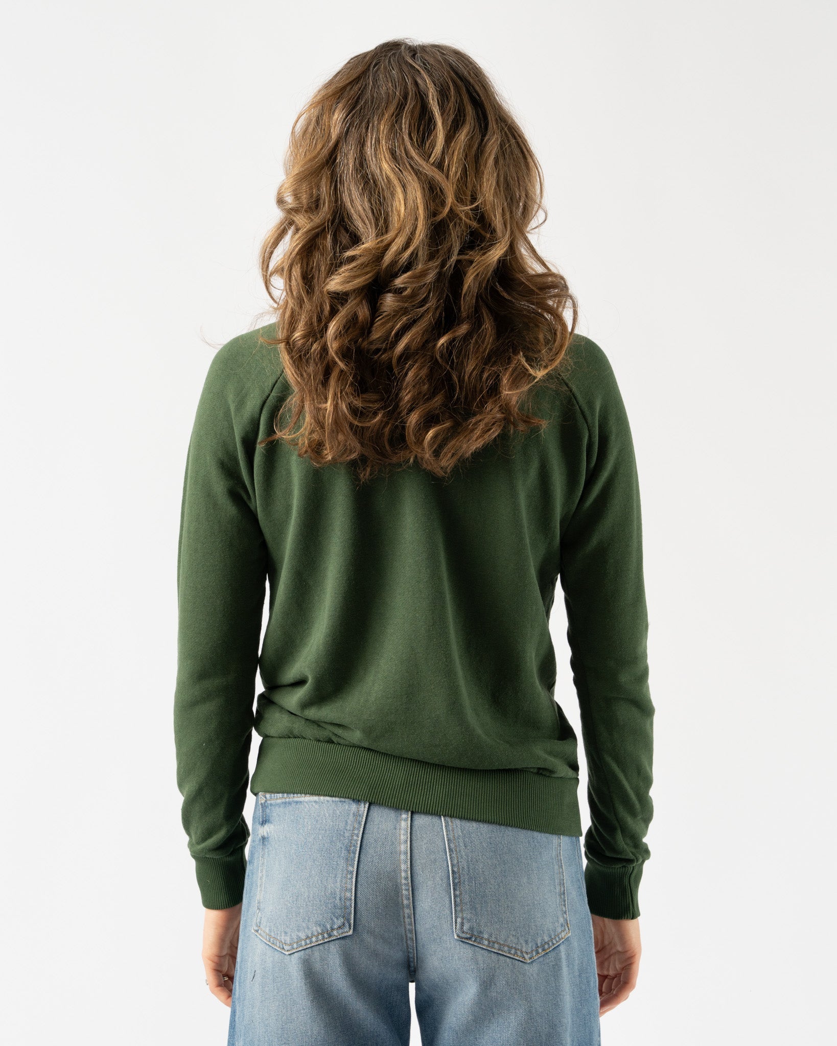 Jungmaven-Alpine-Raglan-Sweatshirt-in-Hunter-Green-Santa-Barbara-Boutique-Jake-and-Jones-Sustainable-Fashion
