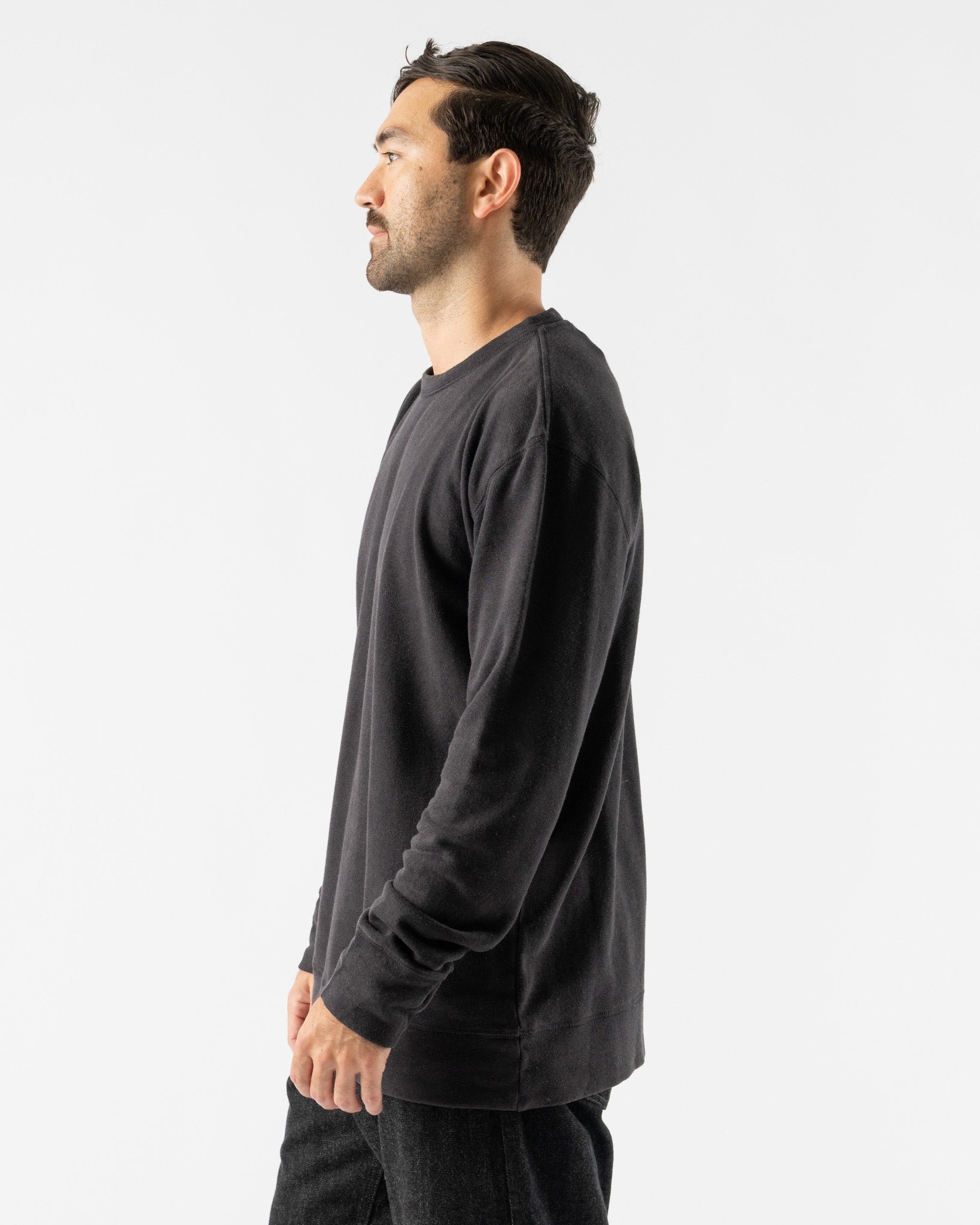Jungmaven-Tahoe-Sweatshirt-in-Black-Santa-Barbara-Boutique-Jake-and-Jones-Sustainable-Fashion