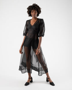 kamperette-loretta-organza-midi-dress-in-black-hol22-jake-and-jones-a-santa-barbara-boutique