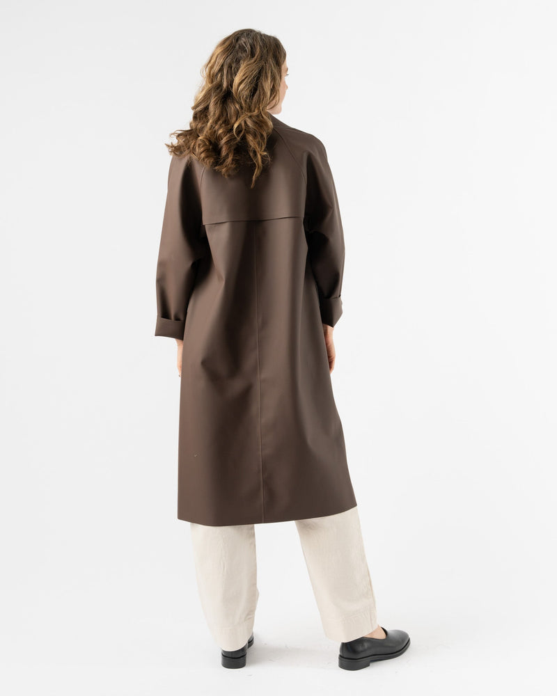 KASSL-Original-Below-Rubber-Coat-in-Dark-Brown-Santa-Barbara-Boutique-Jake-and-Jones-Sustainable-Fashion