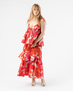 Kika-Vargas-Liere-Long-Dress-in-Red-Orchid-Cotton-Poplin-jake-and-jones-santa-barbara-boutique-curated-slow-fashion