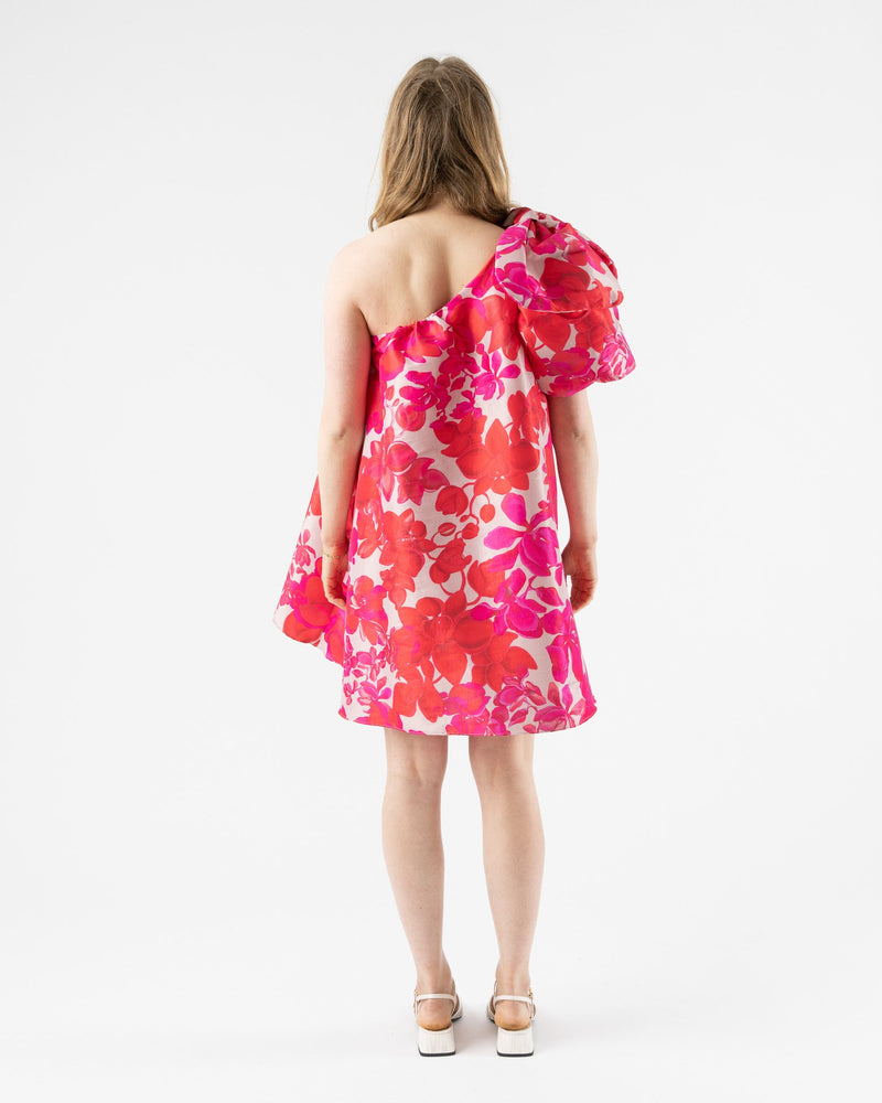 Kika-Vargas-Mithali-Short-Dress-in-Red-Orchid-Taffeta-jake-and-jones-santa-barbara-boutique-curated-slow-fashion
