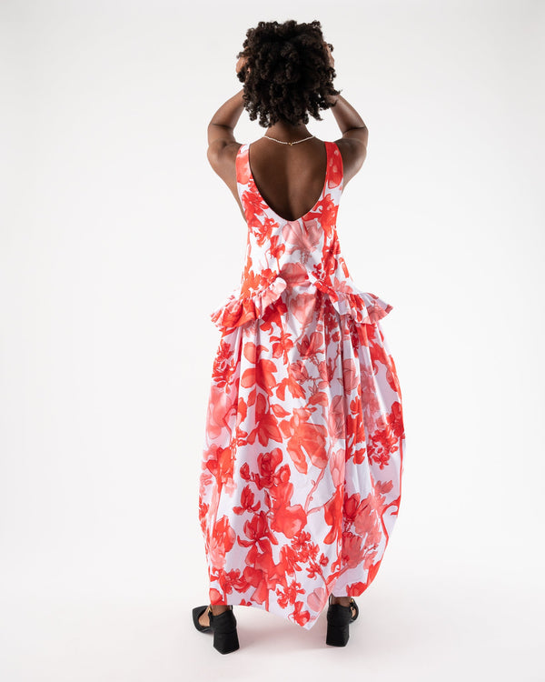 Kika-Vargas-Ramya-Long-Dress-in-Red-Azalea-R23-jake-and-jones-santa-barbara-boutique-curated-slow-fashion