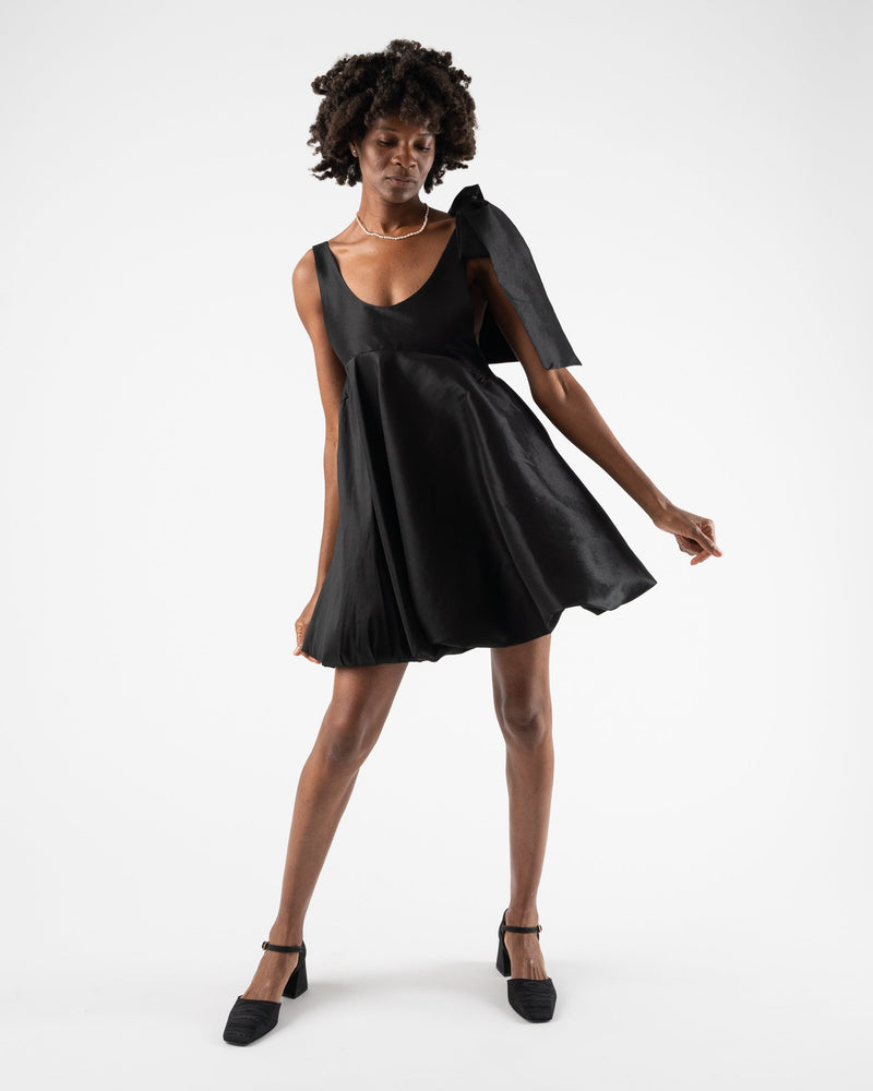 Black taffeta 2024 cocktail dress