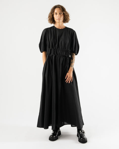 Kowtow Long Celeste Dress in Black Curated at Jake and Jones
