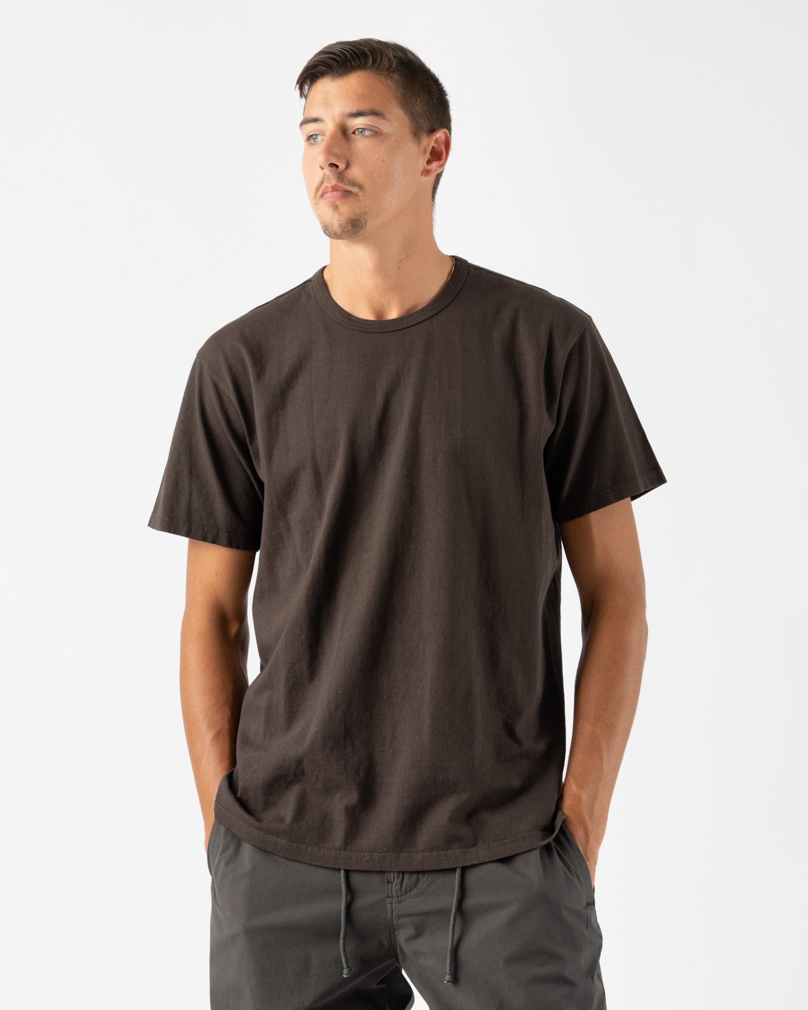 Lady-White-Co.-LW101S-Our-T-Shirt-in-Black-Mushroom-Santa-Barbara-Boutique-Jake-and-Jones-Sustainable-Fashion