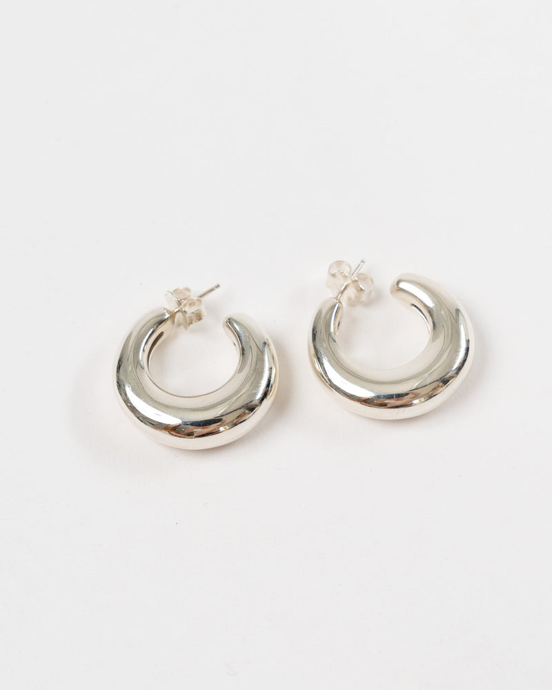 Leigh-Miller-Bubble-Hoops-in-Sterling Silver-Santa-Barbara-Boutique-Jake-and-Jones-Sustainable-Fashion