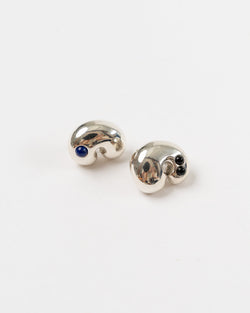 Leigh-Miller-Doodad-Studs-in-Sterling-Silver-with-Onyx-and-Lapis-Cabachons-Santa-Barbara-Boutique-Jake-and-Jones-Sustainable-Fashion