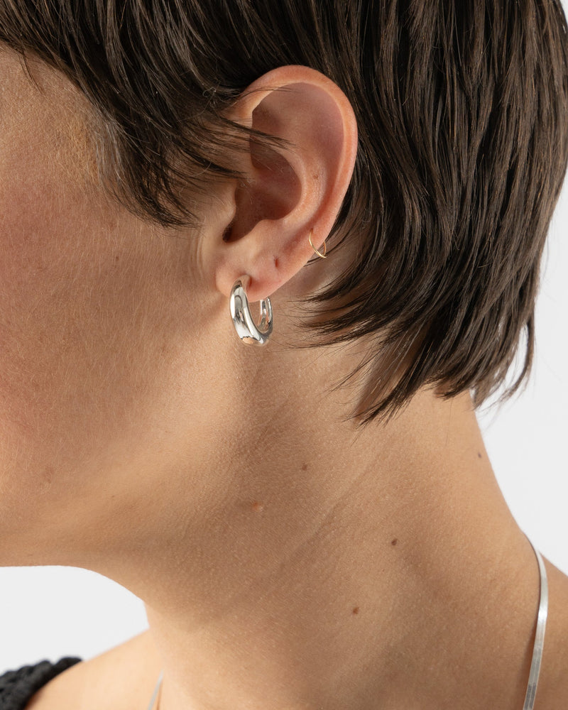 Leigh-Miller-Mini-Bubble-Hoops-in-Sterling Silver-Santa-Barbara-Boutique-Jake-and-Jones-Sustainable-Fashion