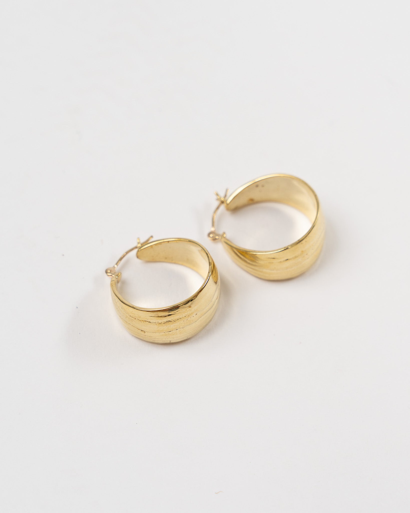Leigh-Miller-Roseau-Hoops-in-Brass-with-14K-Gold-Earwire-Santa-Barbara-Boutique-Jake-and-Jones-Sustainable-Fashion