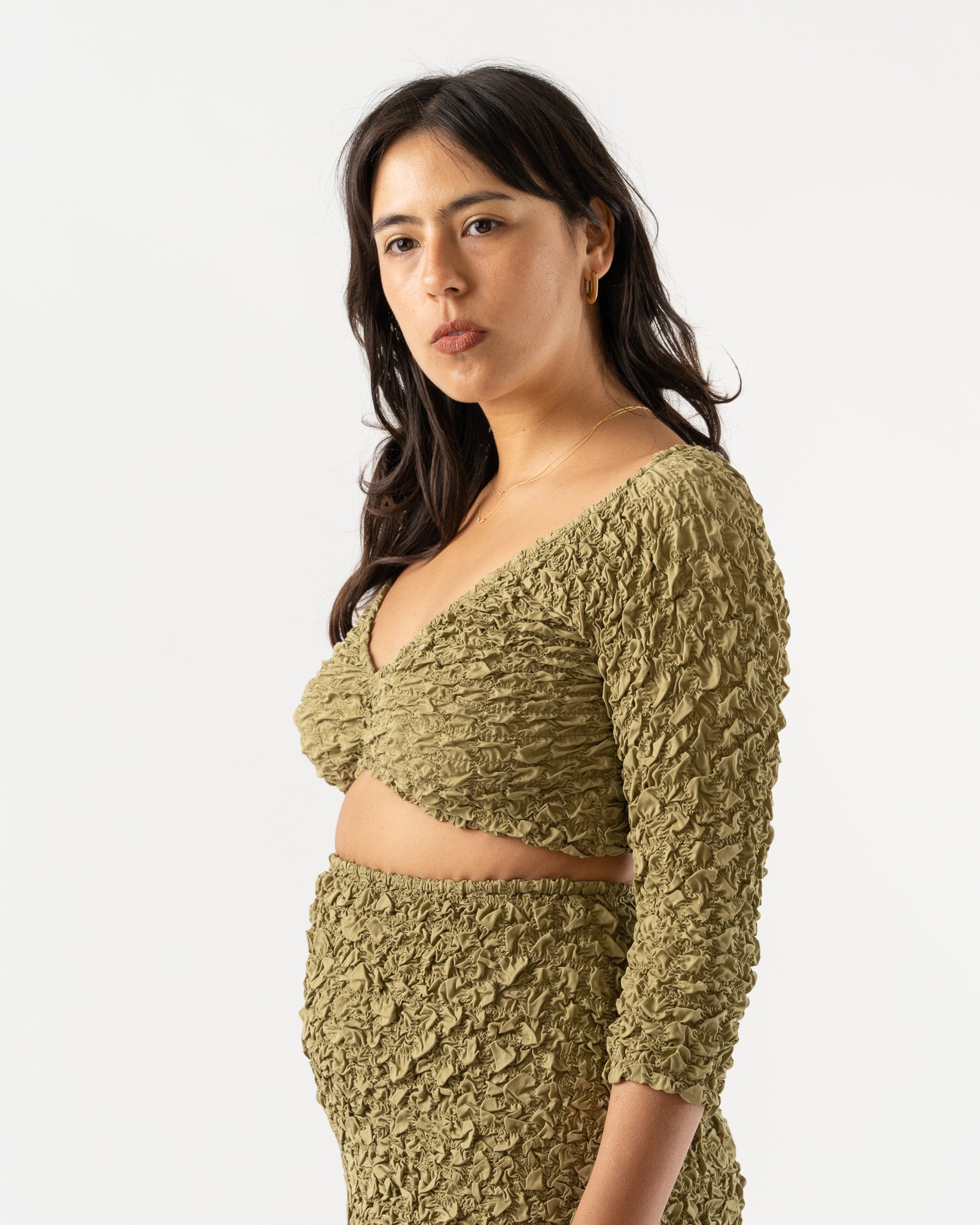 Mara-Hoffman-Aja-in-Olive-jake-and-jones-santa-barbara-boutique-curated-slow-fashion