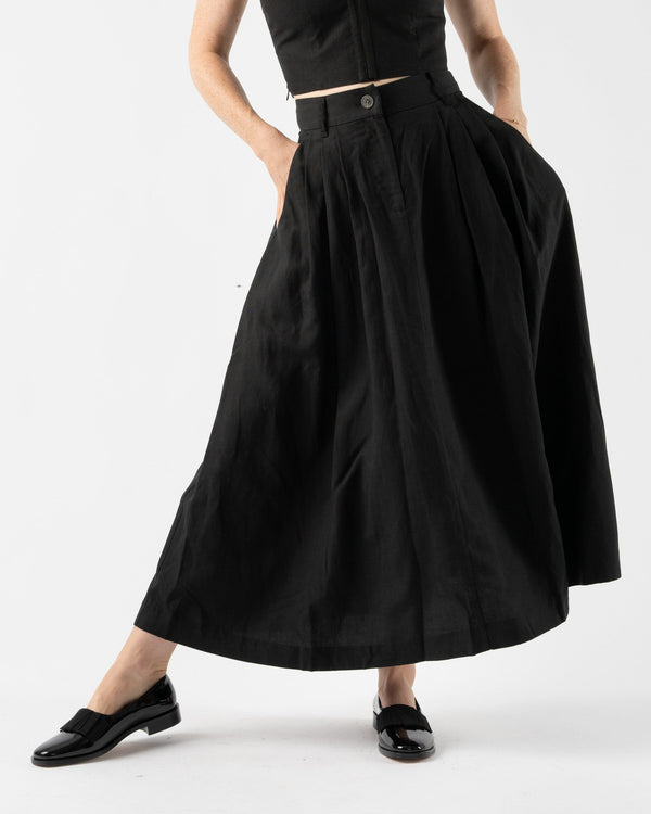 Mara-Hoffman-Tulay-Skirt-in-Black-jake-and-jones-santa-barbara-boutique-curated-slow-fashion