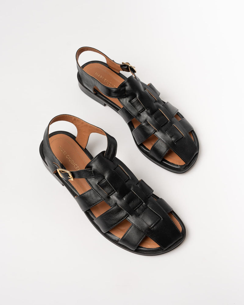 Mari Giudicelli Cae Sandal in Belugo Black