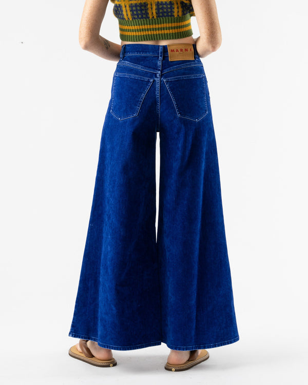 Marni-5-Pocket-Flared-Trouser-in-Flock-Denim-in-Bluette-jake-and-jones-santa-barbara-boutique-curated-slow-fashion