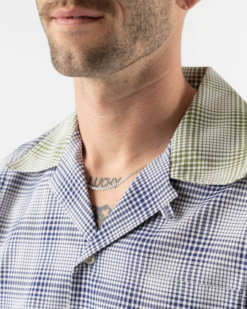 Marni-Blue-Bio-Poplin-Shirt-with-Contrasting-Checks-in-Blumarine-Santa-Barbara-Boutique-Jake-and-Jones-Sustainable-Fashion