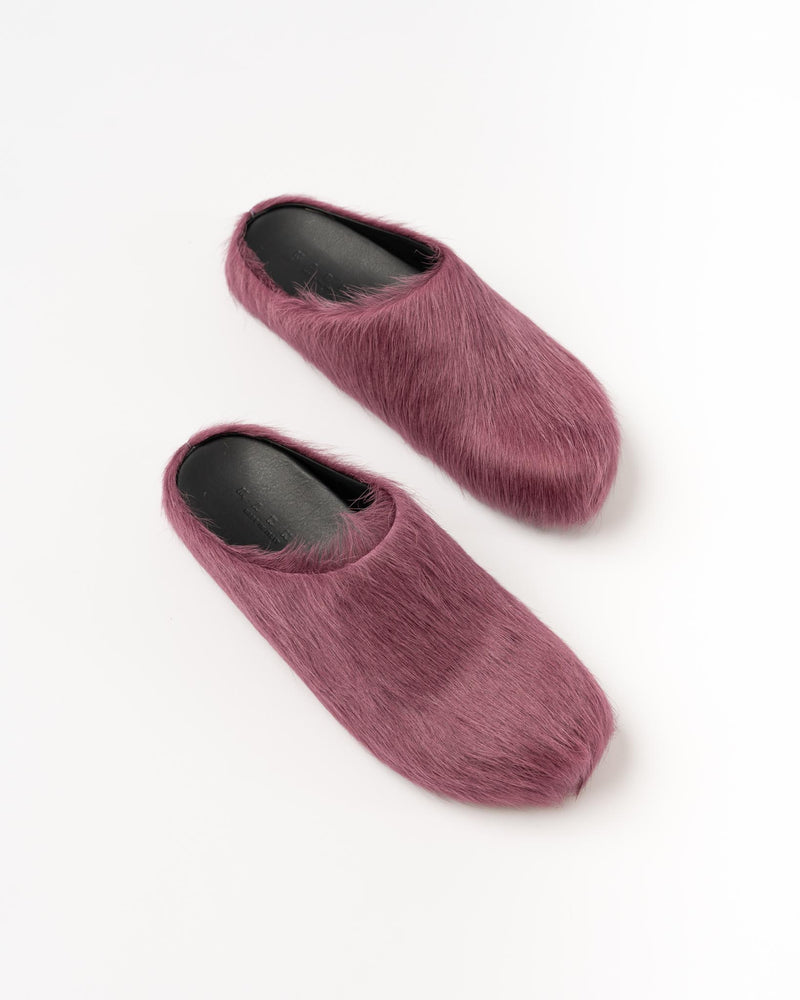 Marni Sabot Shoe in Prune Violet
