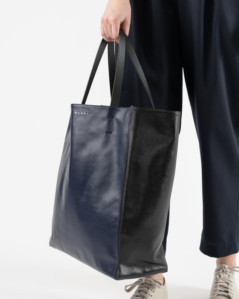 Marni-Museo-Soft-Large-Tote-in-Navy-Blue/Black-jake-and-jones-santa-barbara-boutique-curated-slow-fashion